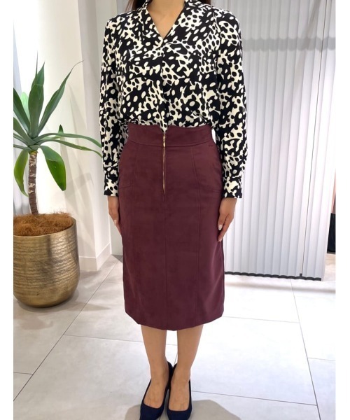 【セール】◆[URBAN PRECIOUS]アブストラクトドットプリントブラウス（シャツ/ブラウス）｜PINKY&DIANNE（ピンキーアンドダイアン）