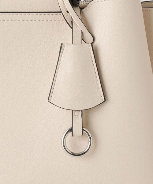 green label relaxing（グリーンレーベルリラクシング）の「ダブルハンドル トートバッグ / A4 / 通勤（トートバッグ・レディース・ベージュ/ライトグレー/ブラック/オフホワイト・FREE）」の16枚目の写真