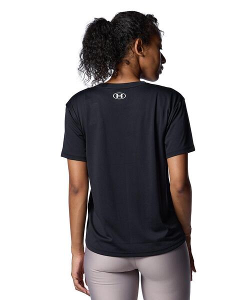UNDER ARMOUR(アンダーアーマー)の「UAテック グラフィック Tシャツ(トレーニング/レディース)(Tシャツ/カットソー・レディース・ブラック・S/L/M/XL)」の2枚目の写真