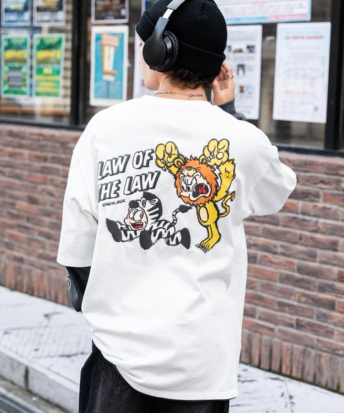 Hoodrich Tシャツ Inferno プリント ストリート オーバーサイズ ストリートプリントオーバーサイズ半袖Tシャツ | ファッション