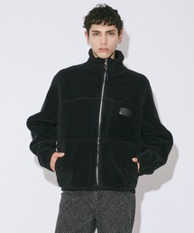 cotton garment dye  boa blouson