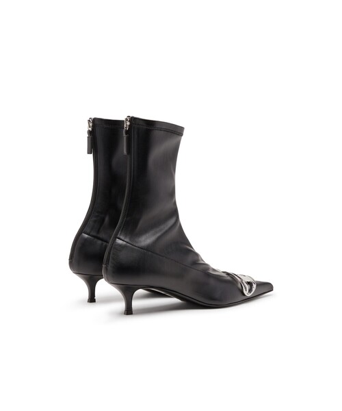 DIESEL（ディーゼル）の「レディース ショートブーツ ナッパレザー（ブーツ・レディース・ブラック・36/38/39/37/35）」の2枚目の写真