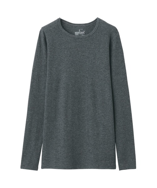 無印良品（ムジルシリョウヒン）の「〔MUJI Labo〕婦人　コットンカシミヤクルーネックＴシャツ（Tシャツ/カットソー・レディース・ブラック/グレー系/オフホワイト・XL/L/M/S）」の20枚目の写真
