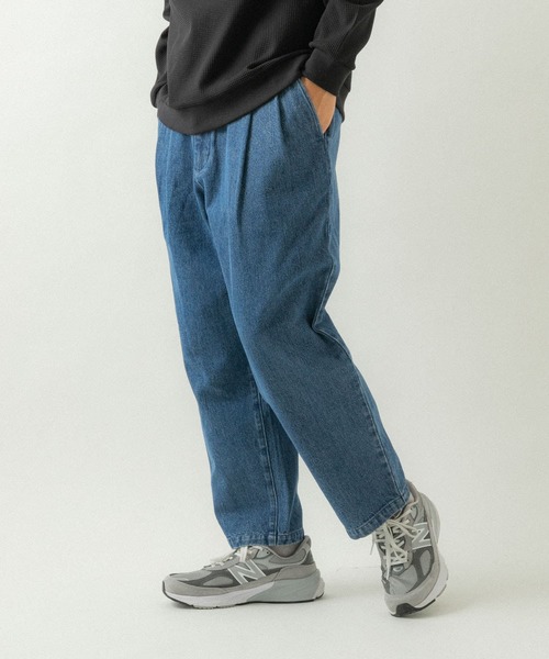 EKAL(エカル)の「ツータックデニムトラウザー(デニムパンツ・メンズ・ワンウォッシュ/ブルー系その他・MEDIUM/LARGE)」の12枚目の写真