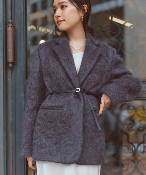 Noble（ノーブル）の「【NOBLE×L'AUBE BLANC×LEFIJE】別注ベルト(1.2cm)（ベルト・レディース・ブラウン/ブラック・FREE）」の2枚目の写真