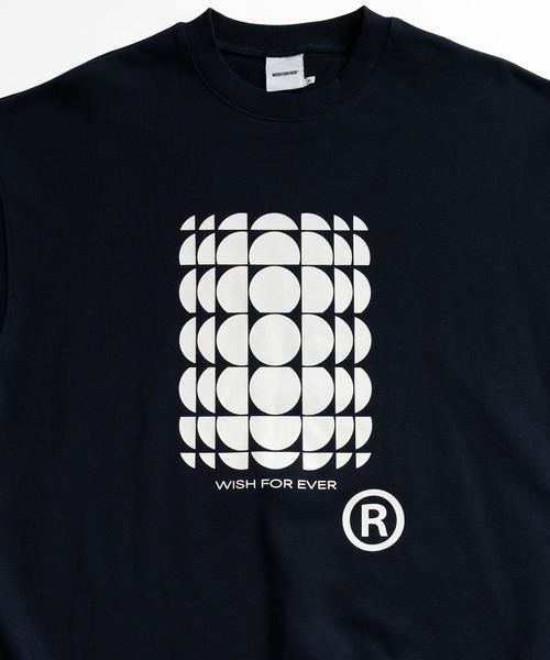 WISH FOR EVER（ウィッシュフォーエバー）の「DRAW CODE ART SWEAT/ドローコードアートスウェット（スウェット・メンズ・ネイビー/レッド/グレー/ブラック・MEDIUM/LARGE/SMALL）」の17枚目の写真