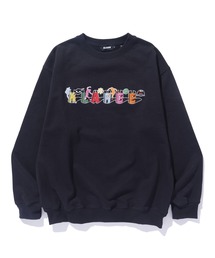 XLARGE(GNXg[W)ODD MOTIFS CREWNECK SWEATSHIRT(XEFbg)
