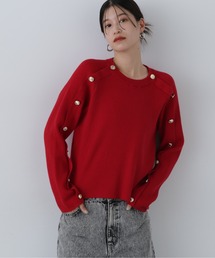 N.(N. Natural Beauty Basic) | ◆ラグランボタンニット(ニット/セーター)