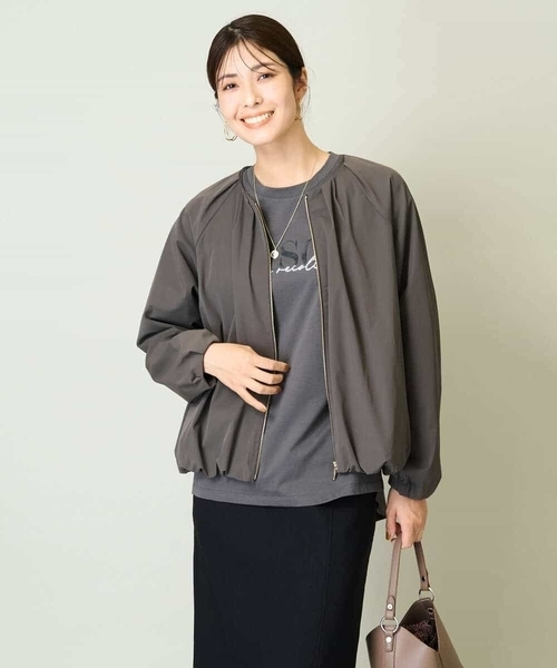 【セール】【洗える】バルーンヘムジャケット（その他アウター）｜a.v.v（アーヴェヴェ）