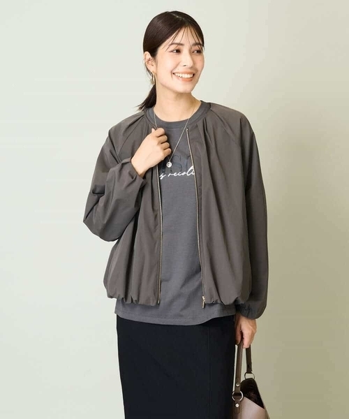 【セール】【洗える】バルーンヘムジャケット（その他アウター）｜a.v.v（アーヴェヴェ）