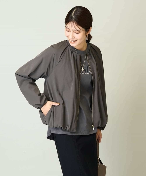 【セール】【洗える】バルーンヘムジャケット（その他アウター）｜a.v.v（アーヴェヴェ）