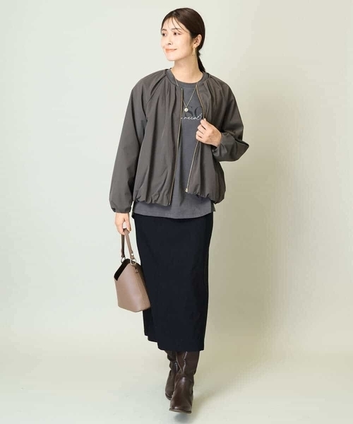【セール】【洗える】バルーンヘムジャケット（その他アウター）｜a.v.v（アーヴェヴェ）