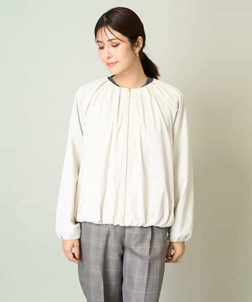 【セール】【洗える】バルーンヘムジャケット（その他アウター）｜a.v.v（アーヴェヴェ）