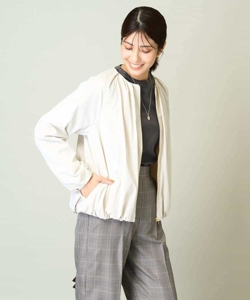 【セール】【洗える】バルーンヘムジャケット（その他アウター）｜a.v.v（アーヴェヴェ）