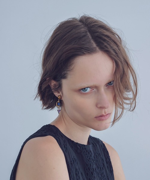 ADER（アデル）の「ADER .bijoux / GEM stone cabochon pierce(ストーンカボションピアス)（ピアス（両耳用）・レディース・シルバー・FREE）」の3枚目の写真