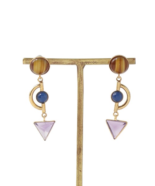 ADER（アデル）の「ADER .bijoux / GEM stone cabochon pierce(ストーンカボションピアス)（ピアス（両耳用）・レディース・シルバー・FREE）」の6枚目の写真