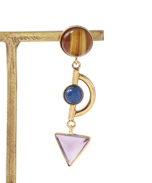 ADER（アデル）の「ADER .bijoux / GEM stone cabochon pierce(ストーンカボションピアス)（ピアス（両耳用）・レディース・シルバー・FREE）」の7枚目の写真