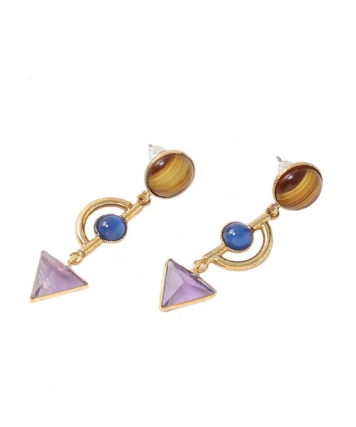ADER（アデル）の「ADER .bijoux / GEM stone cabochon pierce(ストーンカボションピアス)（ピアス（両耳用）・レディース・シルバー・FREE）」の11枚目の写真