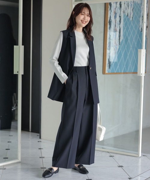 GLOBAL WORK(グローバルワーク)の「メルティリブハイネックラメプルオーバー/115945(ニット/セーター・レディース・ブラック/シルバー・LARGE/MEDIUM)」の16枚目の写真