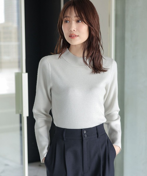 GLOBAL WORK(グローバルワーク)の「メルティリブハイネックラメプルオーバー/115945(ニット/セーター・レディース・ブラック/シルバー・LARGE/MEDIUM)」の20枚目の写真