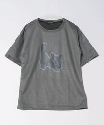 【 STYLE NUMBER / スタイルナンバー 】 レディース  ネコプリント Tシャツ