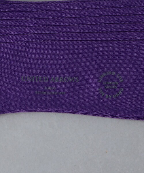 UNITED ARROWS(ユナイテッドアローズ)の「カラー リブ ソックス(ソックス/靴下・メンズ・ライトグレー/ブラウン/オリーブ/ピンク/パープル・FREE)」の16枚目の写真