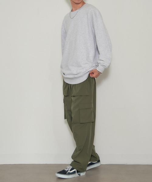 MAISON CLUB(メゾンクラブ)の「【MAISON CLUB】Military Back Print Sweater/ ミリタリーバックプリントスウェット MZCLB(スウェット・メンズ・グレー/カーキ/ブラック・XL/L)」の4枚目の写真