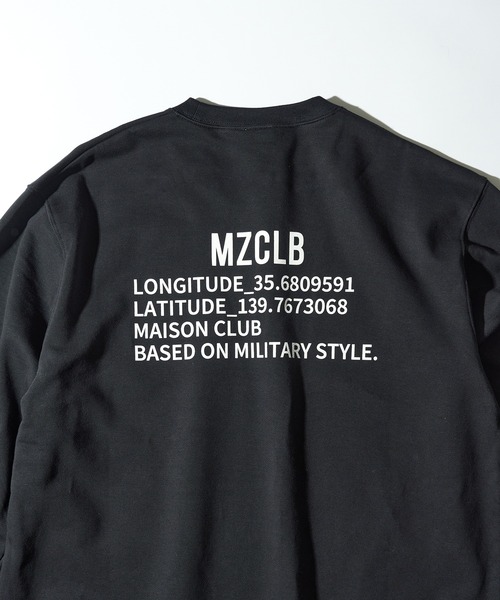 MAISON CLUB(メゾンクラブ)の「【MAISON CLUB】Military Back Print Sweater/ ミリタリーバックプリントスウェット MZCLB(スウェット・メンズ・グレー/カーキ/ブラック・XL/L)」の14枚目の写真
