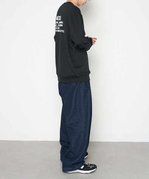 MAISON CLUB(メゾンクラブ)の「【MAISON CLUB】Military Back Print Sweater/ ミリタリーバックプリントスウェット MZCLB(スウェット・メンズ・グレー/カーキ/ブラック・XL/L)」の9枚目の写真