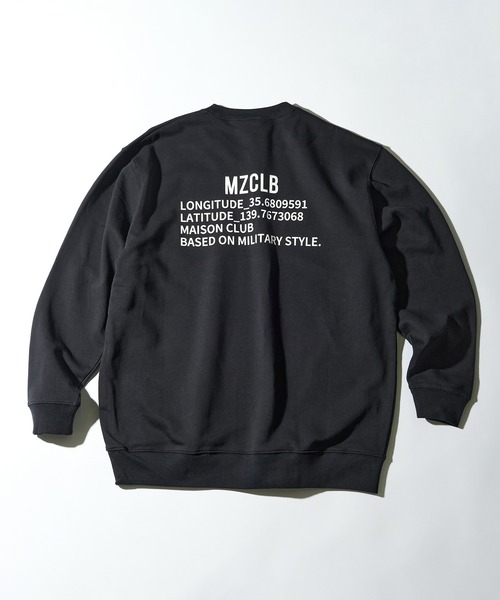 MAISON CLUB(メゾンクラブ)の「【MAISON CLUB】Military Back Print Sweater/ ミリタリーバックプリントスウェット MZCLB(スウェット・メンズ・グレー/カーキ/ブラック・XL/L)」の12枚目の写真