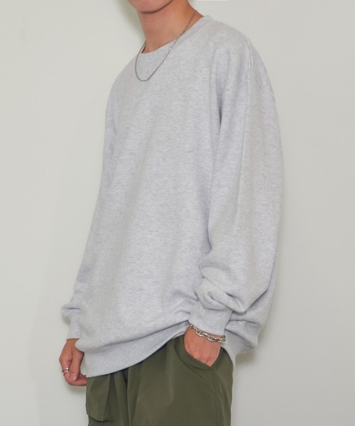 MAISON CLUB(メゾンクラブ)の「【MAISON CLUB】Military Back Print Sweater/ ミリタリーバックプリントスウェット MZCLB(スウェット・メンズ・グレー/カーキ/ブラック・XL/L)」の21枚目の写真