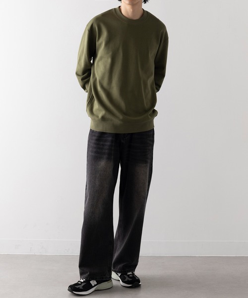 MAISON CLUB(メゾンクラブ)の「【MAISON CLUB】Military Back Print Sweater/ ミリタリーバックプリントスウェット MZCLB(スウェット・メンズ・グレー/カーキ/ブラック・XL/L)」の5枚目の写真