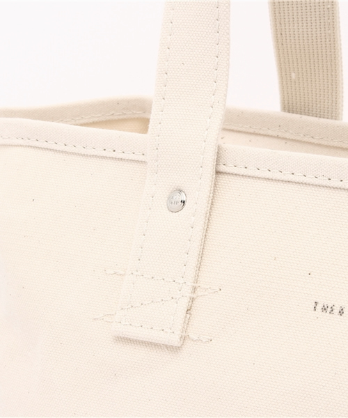 Ray BEAMS(レイビームス)の「20/80 / キャンバストートバッグ(トートバッグ・レディース・ホワイト/ネイビー・ONE SIZE)」の7枚目の写真