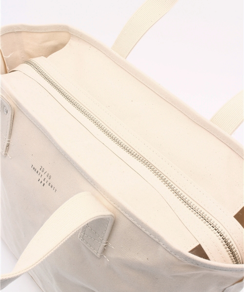 Ray BEAMS(レイビームス)の「20/80 / キャンバストートバッグ(トートバッグ・レディース・ホワイト/ネイビー・ONE SIZE)」の9枚目の写真