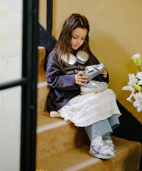 TOPSTAR(トップスター)の「KIDS TOPSTAR マジックテープスニーカー(スニーカー・キッズ・グレー/シルバー・25inch/26inch/27inch/28inch/29inch/30inch/31inch)」の7枚目の写真