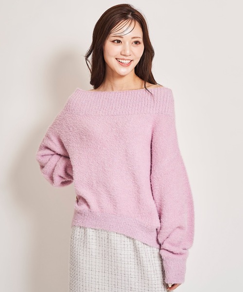 【セール】スパンコールヤーンニット（ニット/セーター）｜31 Sons de mode（トランテアン ソン ドゥ モード）