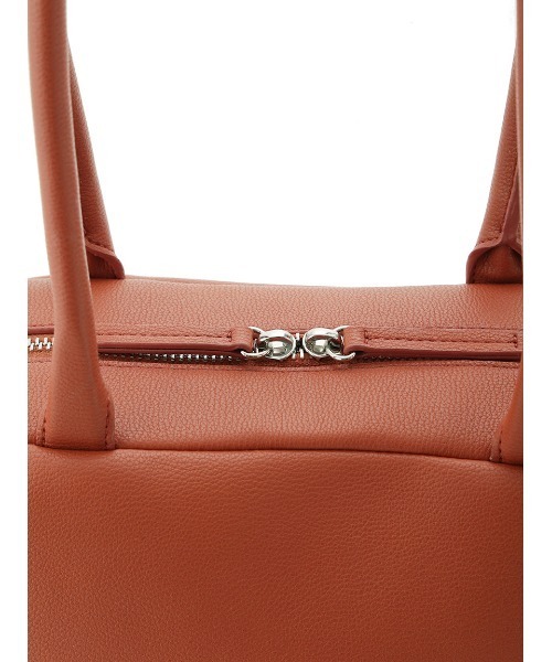 FRAY I.D（フレイアイディー）の「ミドルボストンバッグ（ボストンバッグ・レディース・オレンジ/ブラック・FREE）」の6枚目の写真