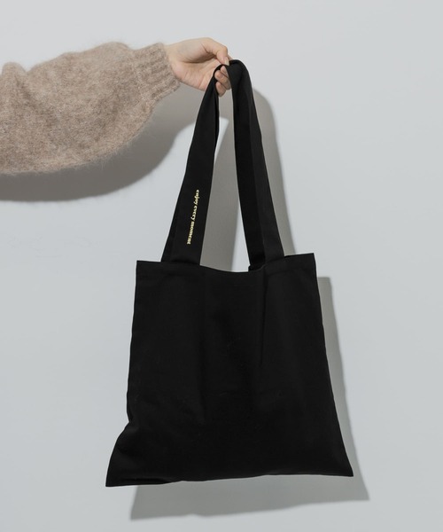 SMELLY(スメリー)の「ロゴシンプルワイドトート(トートバッグ・レディース・アイボリー/ブラック/ネイビー・-)」の1枚目の写真