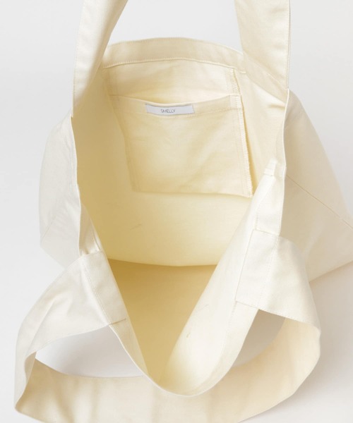 SMELLY(スメリー)の「ロゴシンプルワイドトート(トートバッグ・レディース・アイボリー/ブラック/ネイビー・-)」の14枚目の写真