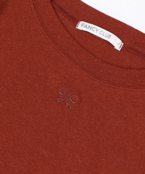 FANCY CLUB（ファンシークラブ）の「NASTY FANCY CLUB／ローズレイヤードロングスリーブ（Tシャツ/カットソー・レディース・レッド/チャコール・FREE）」の16枚目の写真