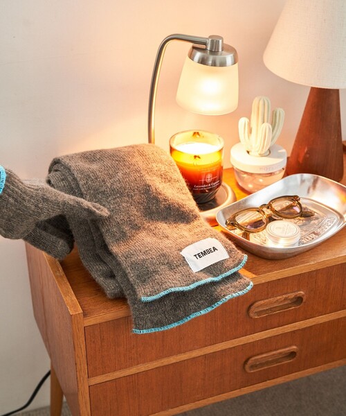 TEMBEA（テンベア）の「TEMBEA×FREAK'S STORE/テンベア×フリークスストア 別注MUFFLER（マフラー・メンズ・イエロー/サックスブルー/ブルー/オレンジ/ターコイズブルー・ONE SIZE）」の13枚目の写真