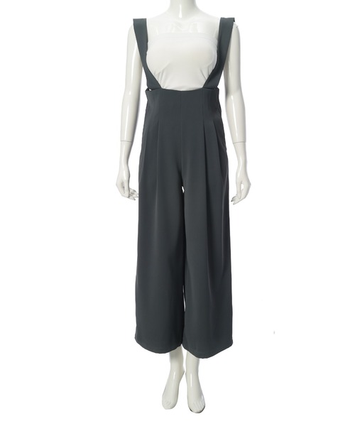 fifth（フィフス）の「タックデザインサロペット（つなぎ/オールインワン・レディース・ブラック/グレー・M）」の11枚目の写真