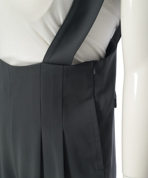 fifth（フィフス）の「タックデザインサロペット（つなぎ/オールインワン・レディース・ブラック/グレー・M）」の17枚目の写真