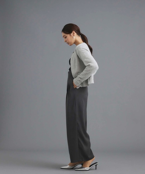 fifth（フィフス）の「タックデザインサロペット（つなぎ/オールインワン・レディース・ブラック/グレー・M）」の6枚目の写真