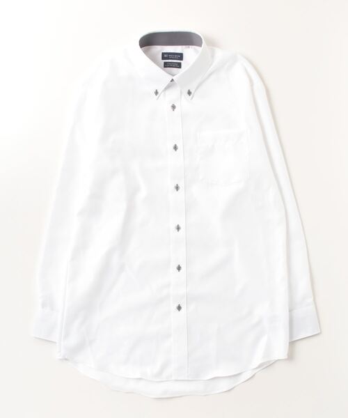 超形態安定ノーアイロン ボタンダウン 長袖ビジネスワイシャツ（ビジネスシャツ）｜TOKYO SHIRTS（トウキョウシャツ）