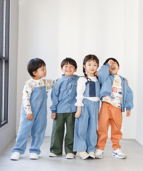 MAKE YOUR DAY（メイクユアデイ）の「デニムジャケット■80～140cm（デニムジャケット・キッズ・ネイビー/ブルー・90/100/110/120/130/140/80）」の10枚目の写真