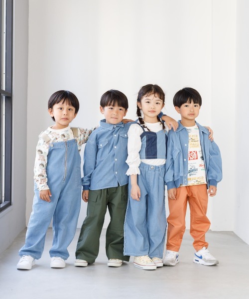 MAKE YOUR DAY（メイクユアデイ）の「デニムジャケット■80～140cm（デニムジャケット・キッズ・ネイビー/ブルー・90/100/110/120/130/140/80）」の12枚目の写真