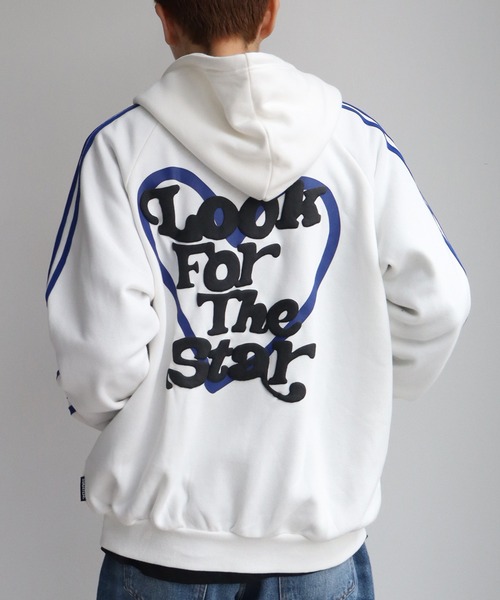 STARTER BLACK LABEL(スターターブラックレーベル)の「【STARTER /スターター】裏起毛 サイドライン ジップアップパーカー(パーカー・メンズ・ベージュ/ホワイト・L/XL/M)」の16枚目の写真