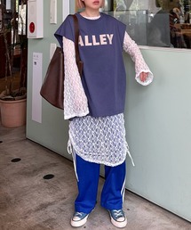 レースドロストワンピ