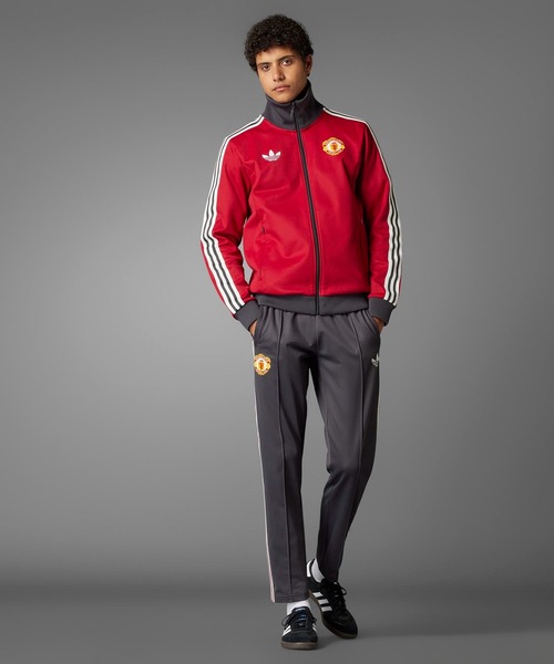 正規 マンチェスターユナイテッド アディダスオリジナルス トラックジャケット O adidas Originals アディダス ジャージー ジャケット メンズ